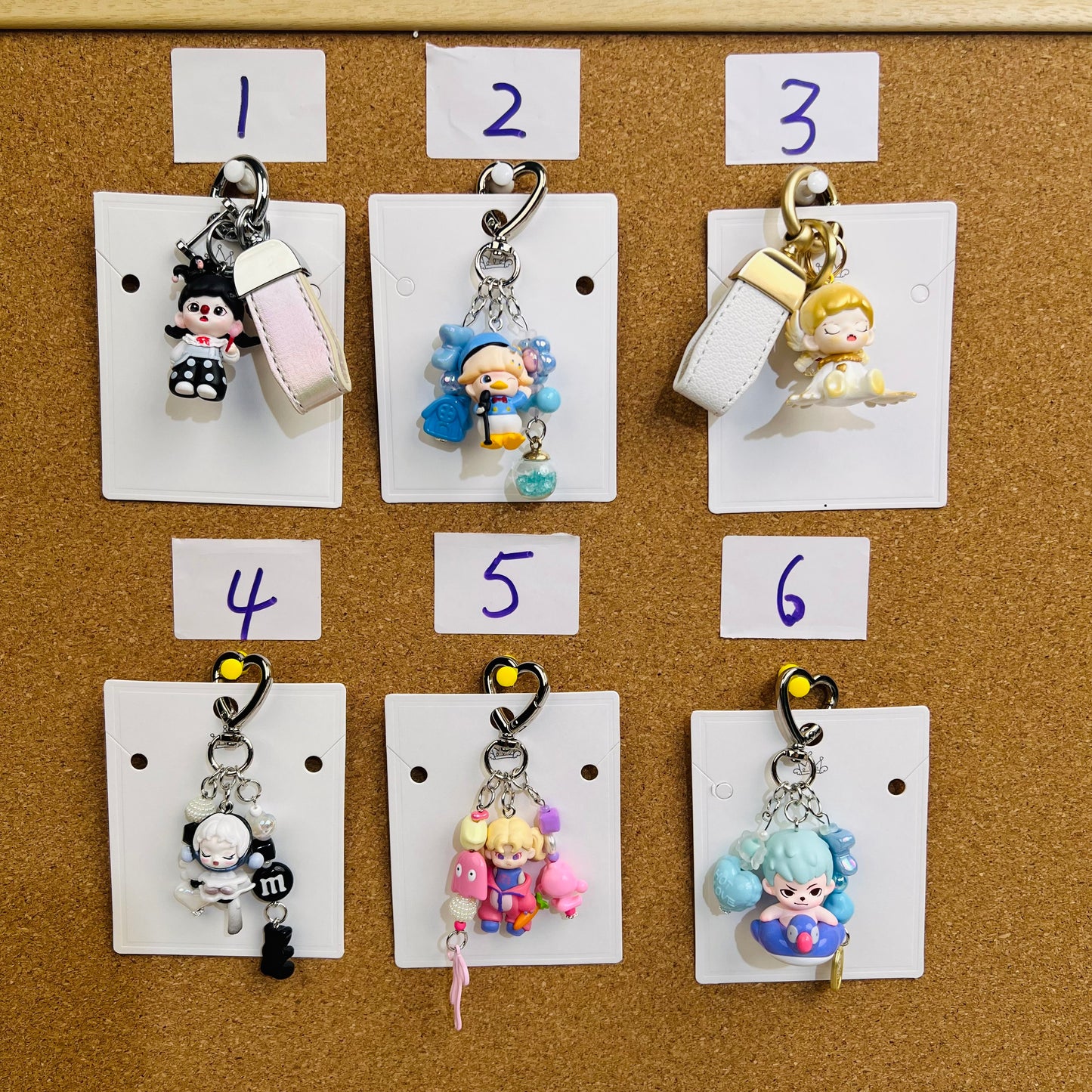 DIY Cute mobile phone chains, bag hanging chains, car key chains