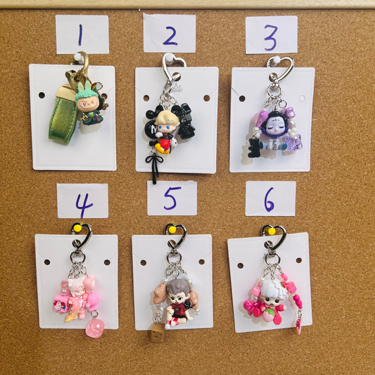 DIY Cute mobile phone chains, bag hanging chains, car key chains